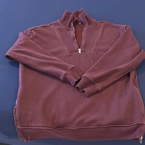 Athleta cozy karma 1/2 zip sweatshirt
